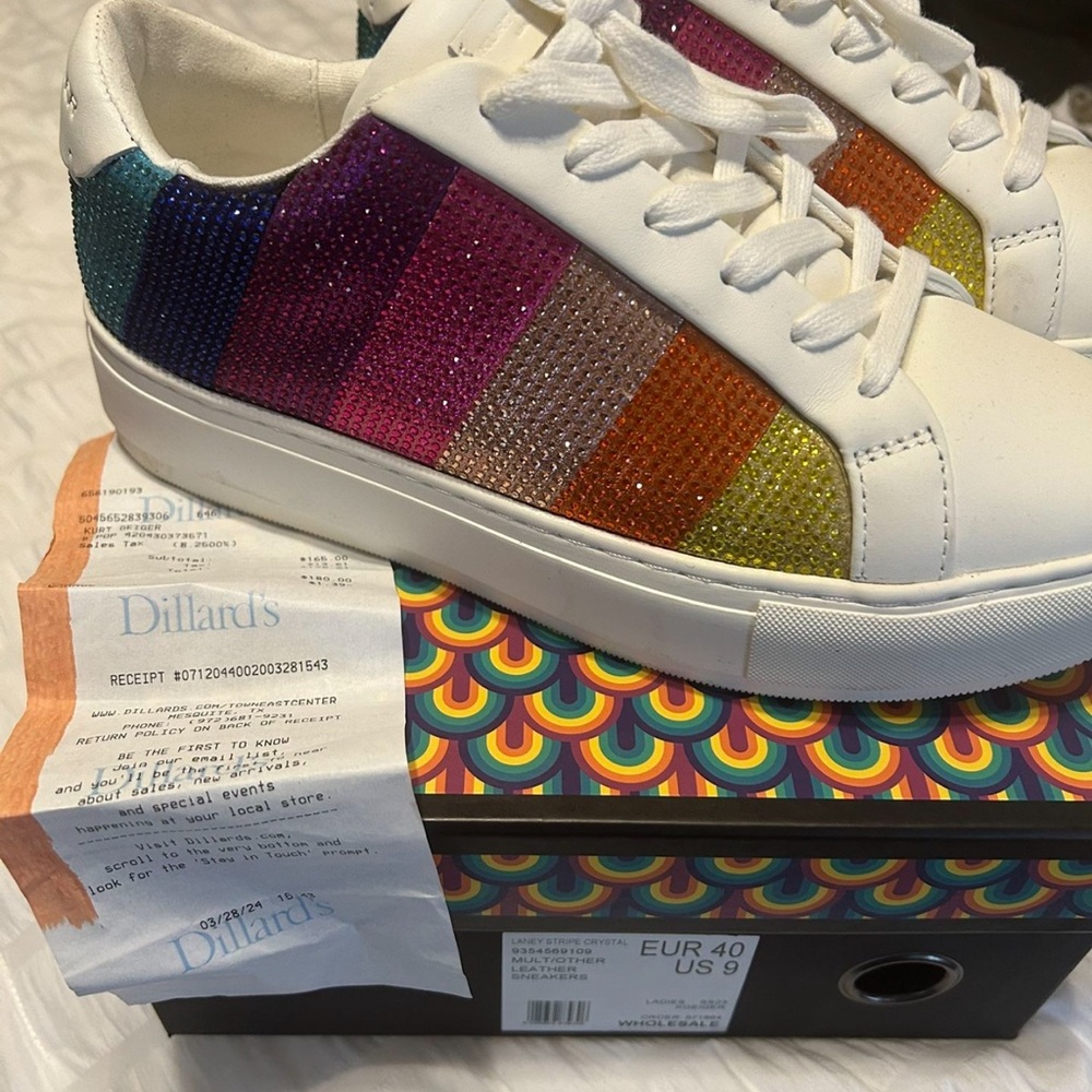 Kurt Geiger Multicolor Striped Sneakers